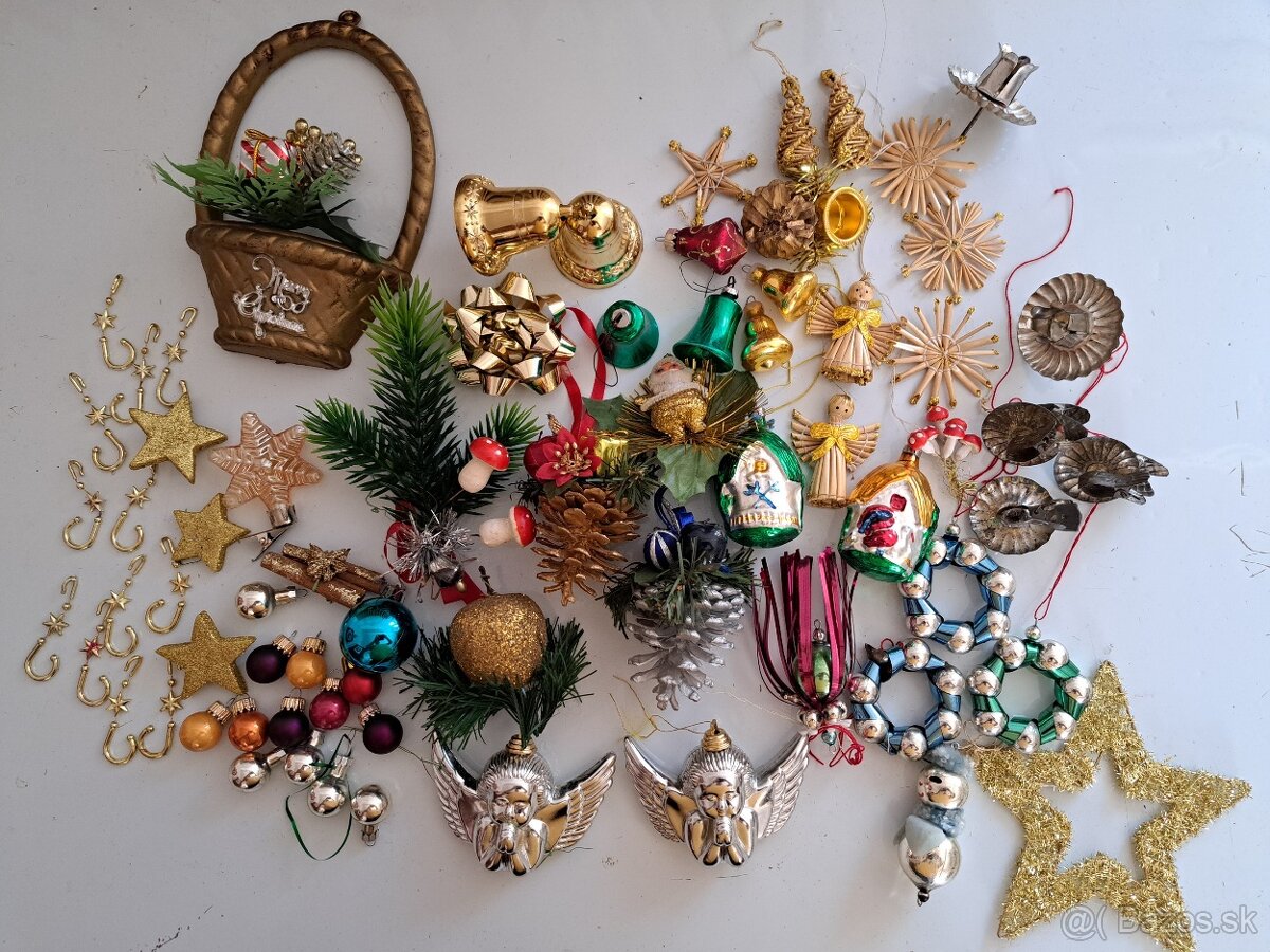 Retro vianočné ozdoby
