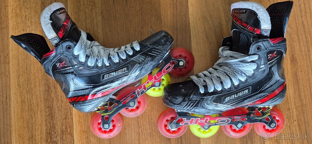 Profi inline korčule Bauer 2X,vel.8D(43eu)výborný stav