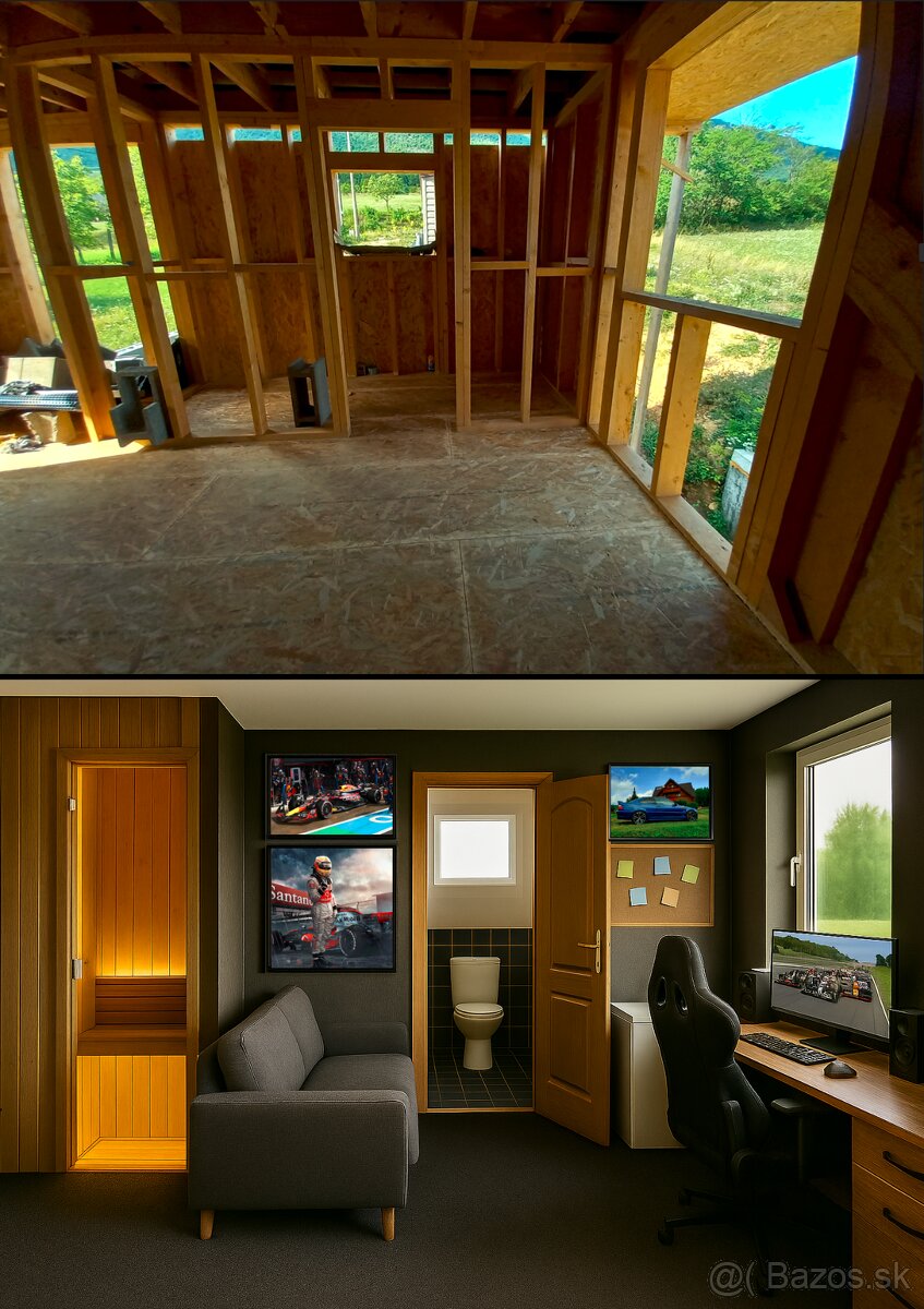 3D vizualizácie – interiér aj exteriér