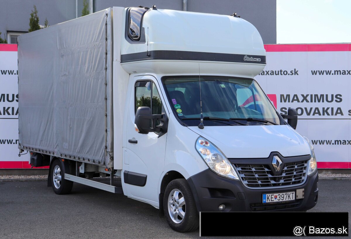 Renault Master Valník Energy dCi 125kw 170PS L3 Plachta 9 pa