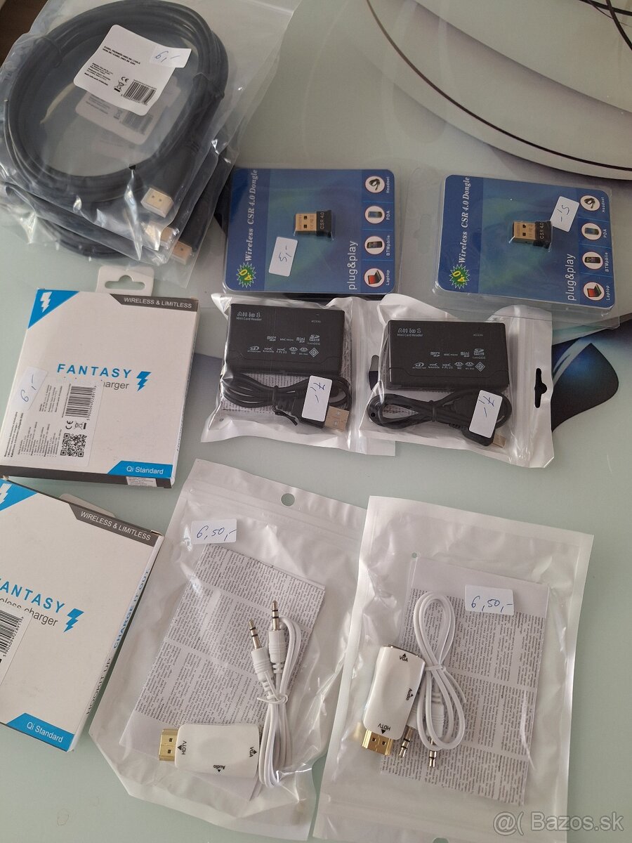 Redukcie VGA na HDMI, Bluethoot Adapter Bazár u Milusky