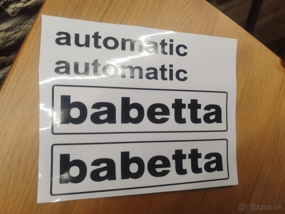 Nálepky sada Babetta Automatic