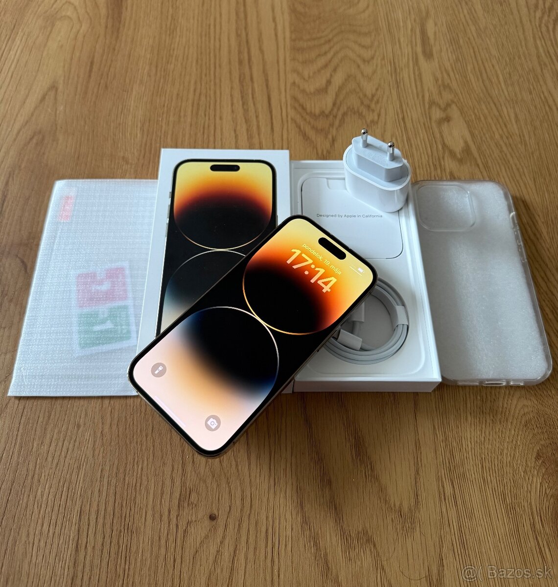 iPhone 14 Pro 128 gb Gold - komplet príslušenstvo, záruka