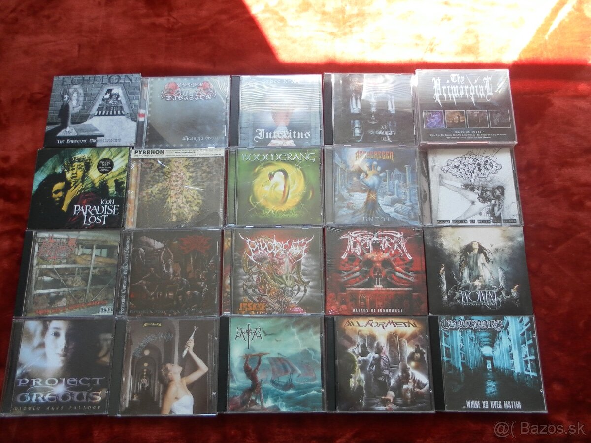 predám metalové cd v dobrom stave