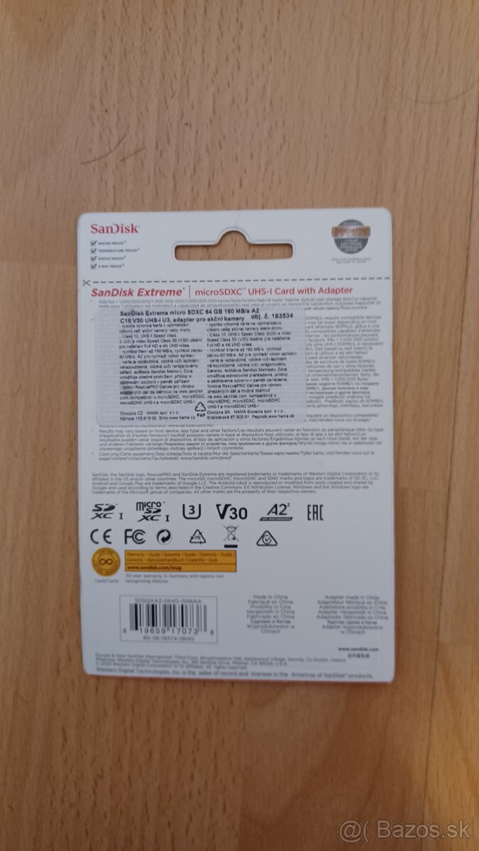Pamäťová karta SanDisk 64G