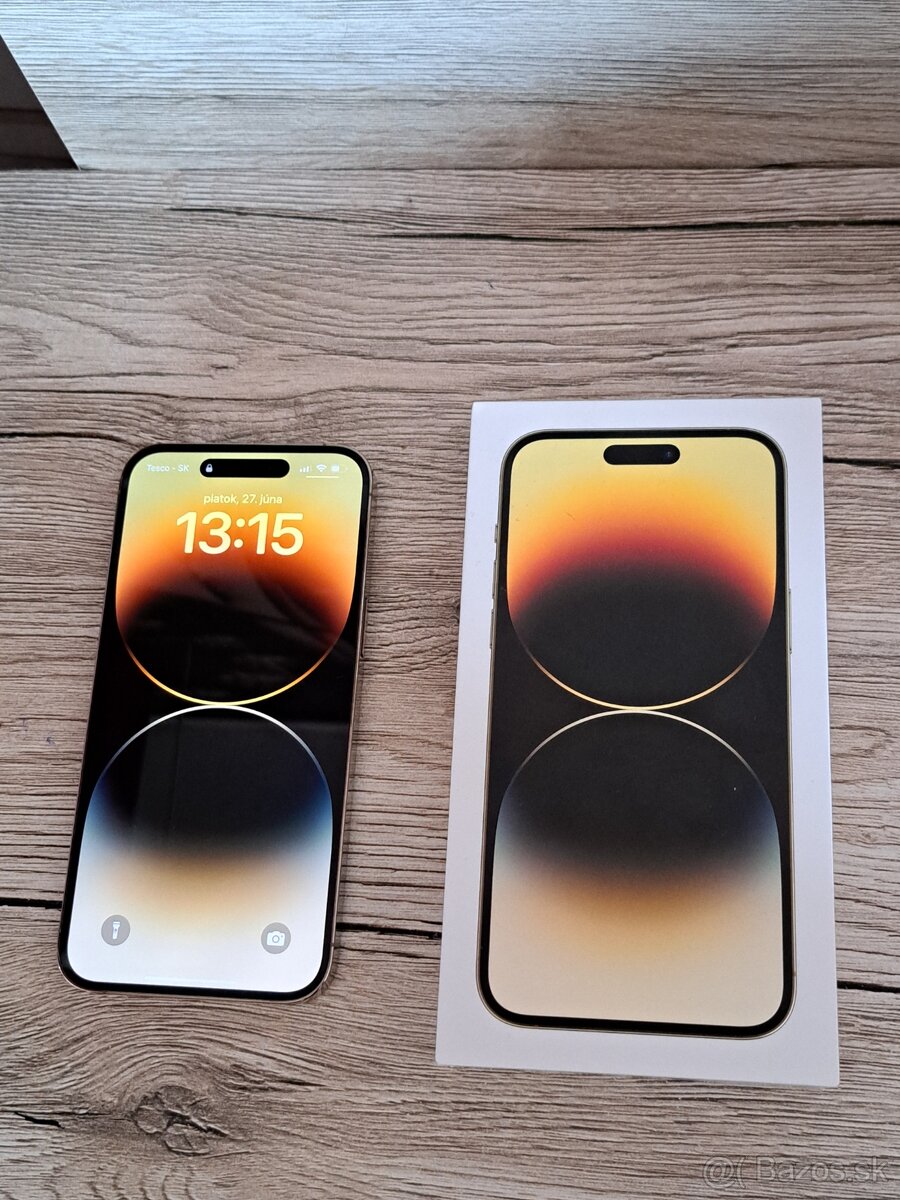 iPhone 14 pro max gold 128gb