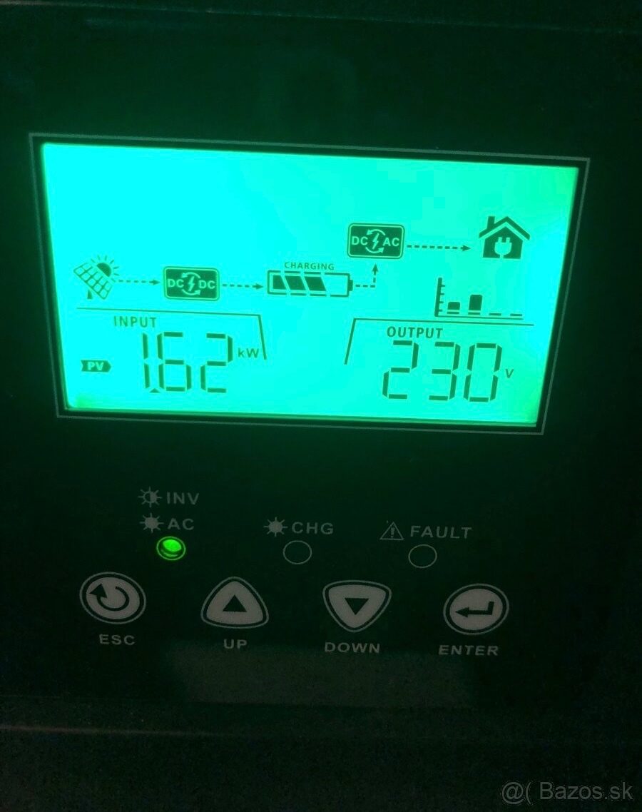 Lifepo4 batéria 24V 230Ah Cena €599 Effekta striedač 24V.