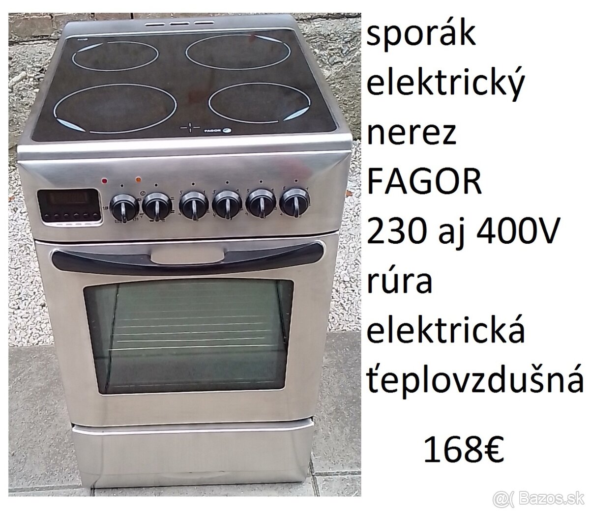 predám sporák aj s káblom rovno do zásuvky 230V