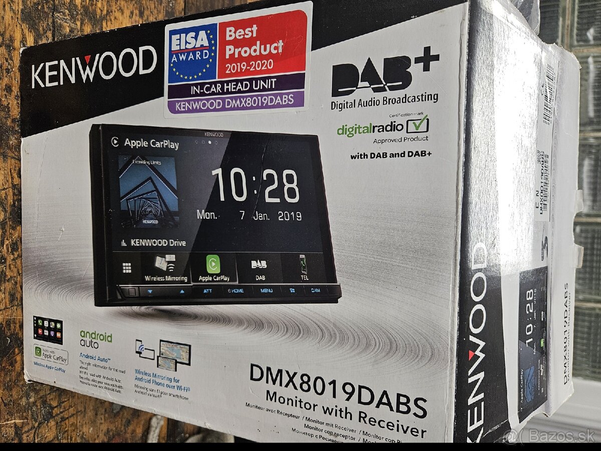 2DIN Kenwood DNX8019 headunit radio, apple carplay