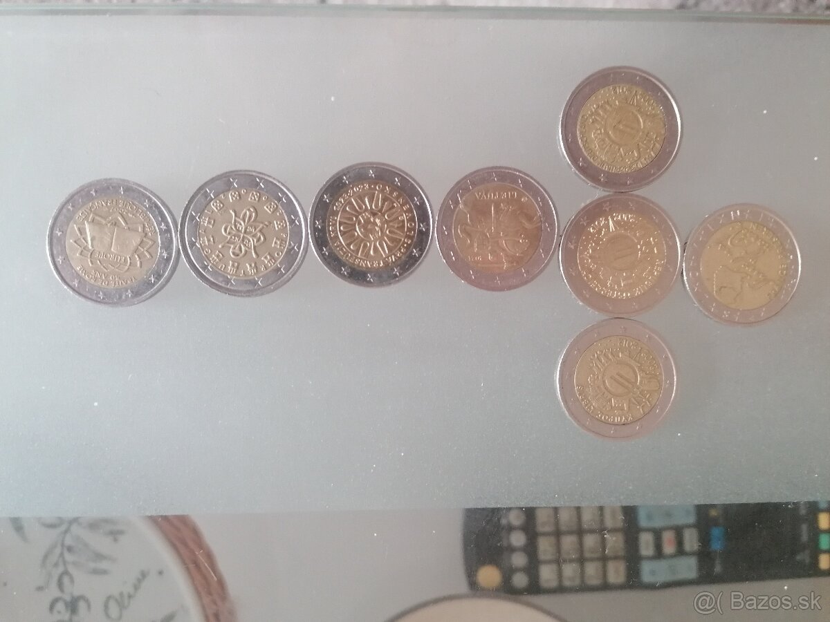 Predám 10c 20c 50c 1€ 2€ rôzne mince