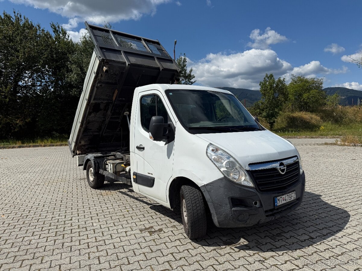 OPEL MOVANO • trojstranný sklápač • r. 2014 • do 3,5 t