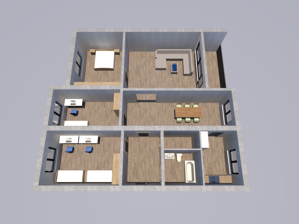 Na predaj veľký 4 a 1/2 izbový byt