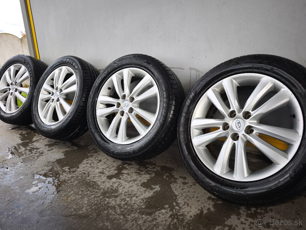 Alu disky 5x114,3 r16 na Hyundai letné pneumatiky 205/55 r16