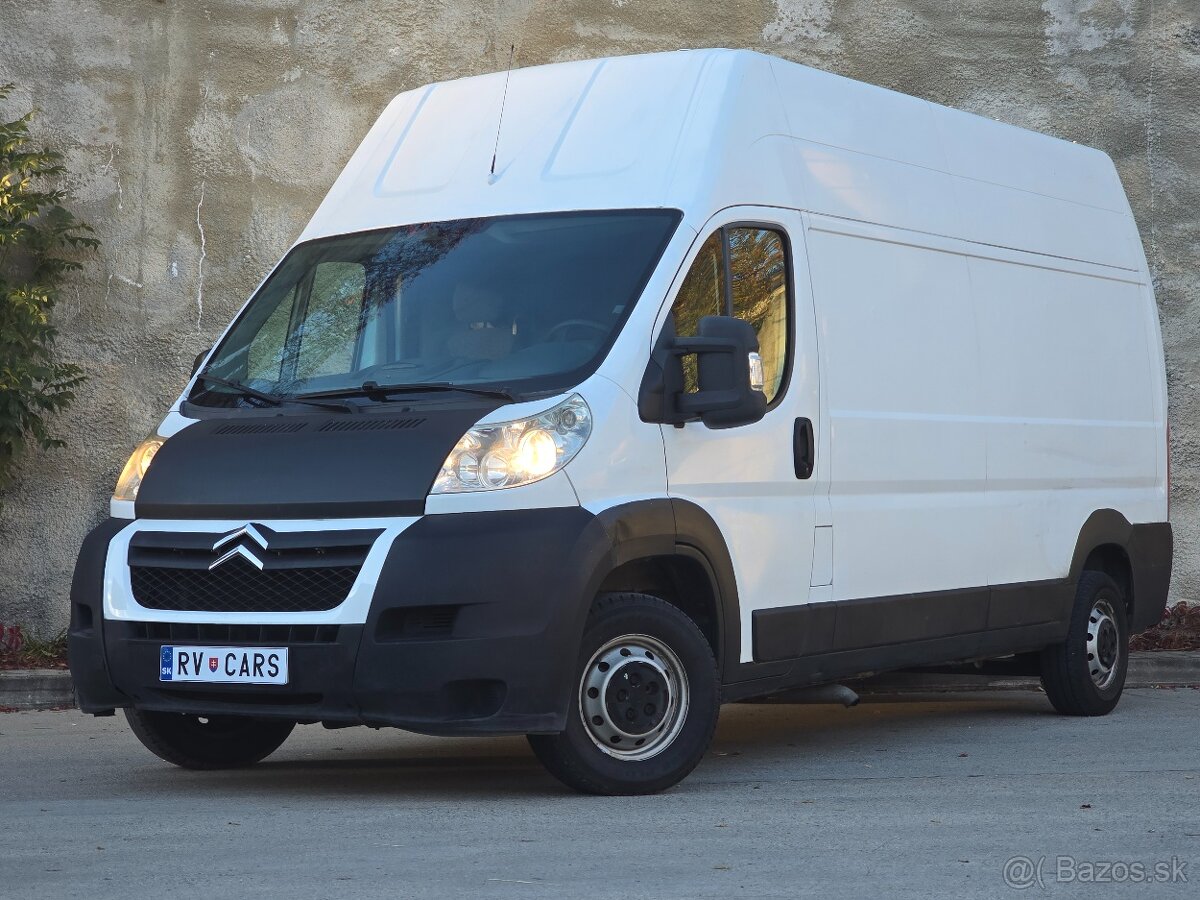 Citroen Jumper 2.2hdi 88kw-bez DPF-L3H3-SK auto-2.majiteľ