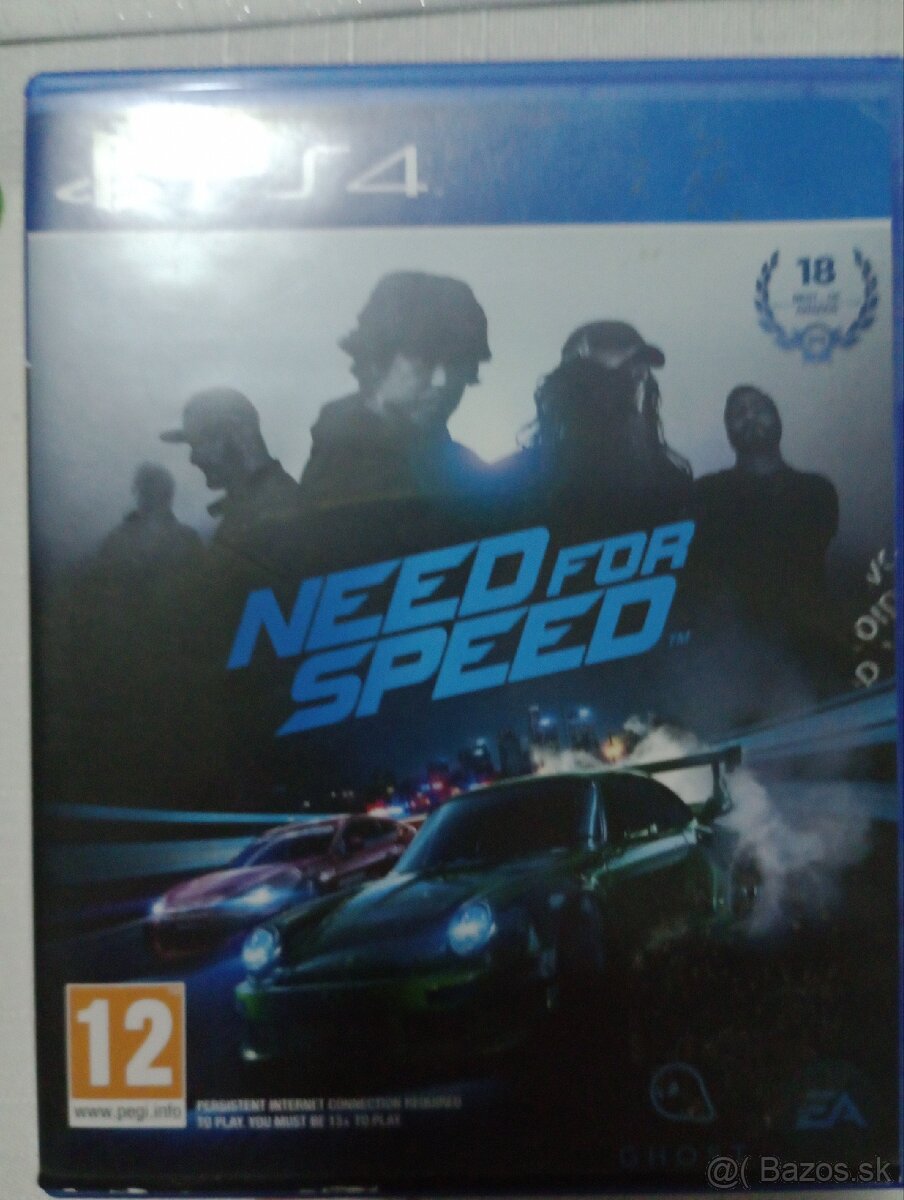 Hra na playstation 4 -Need for speed