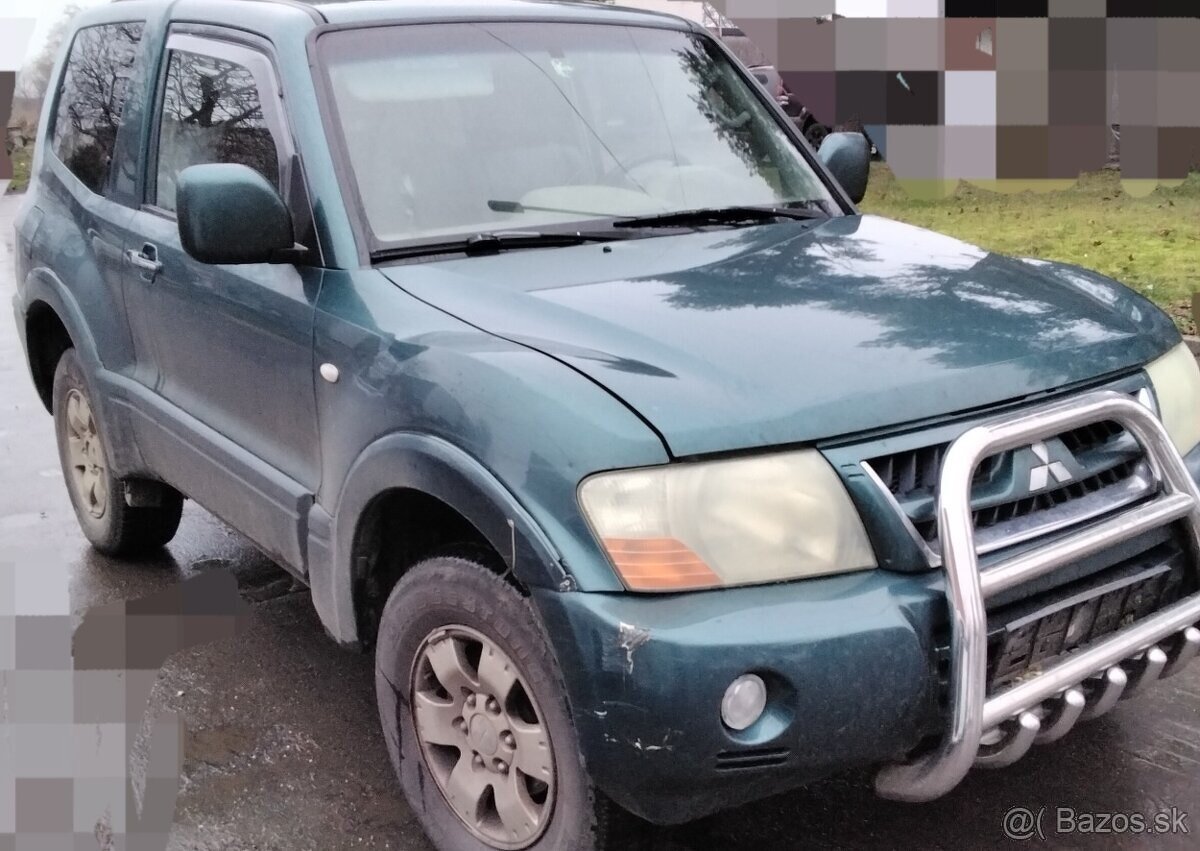 Mitsubishi Pajero 3.2 DI-D 2004 predám MOTOR 4M41, KAPOTA