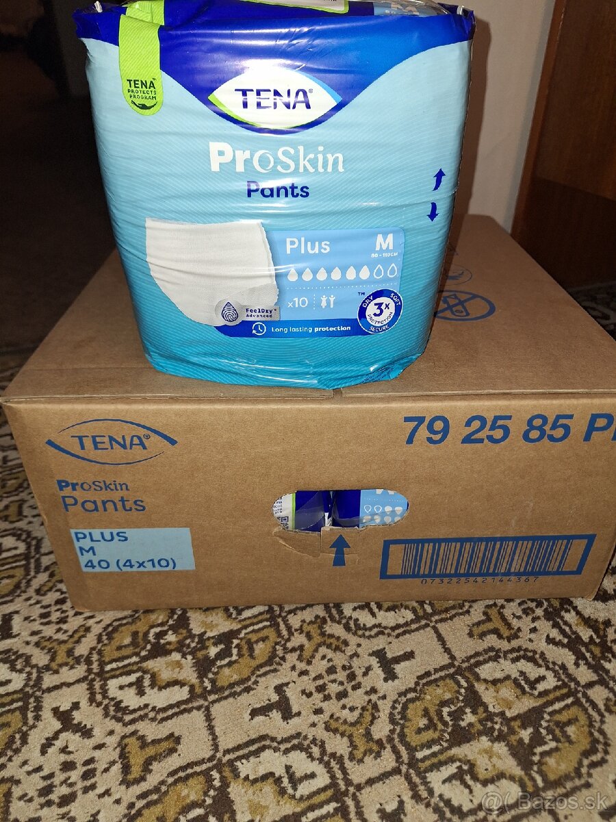 Plienky TENA plus M -200 kusov-zľava