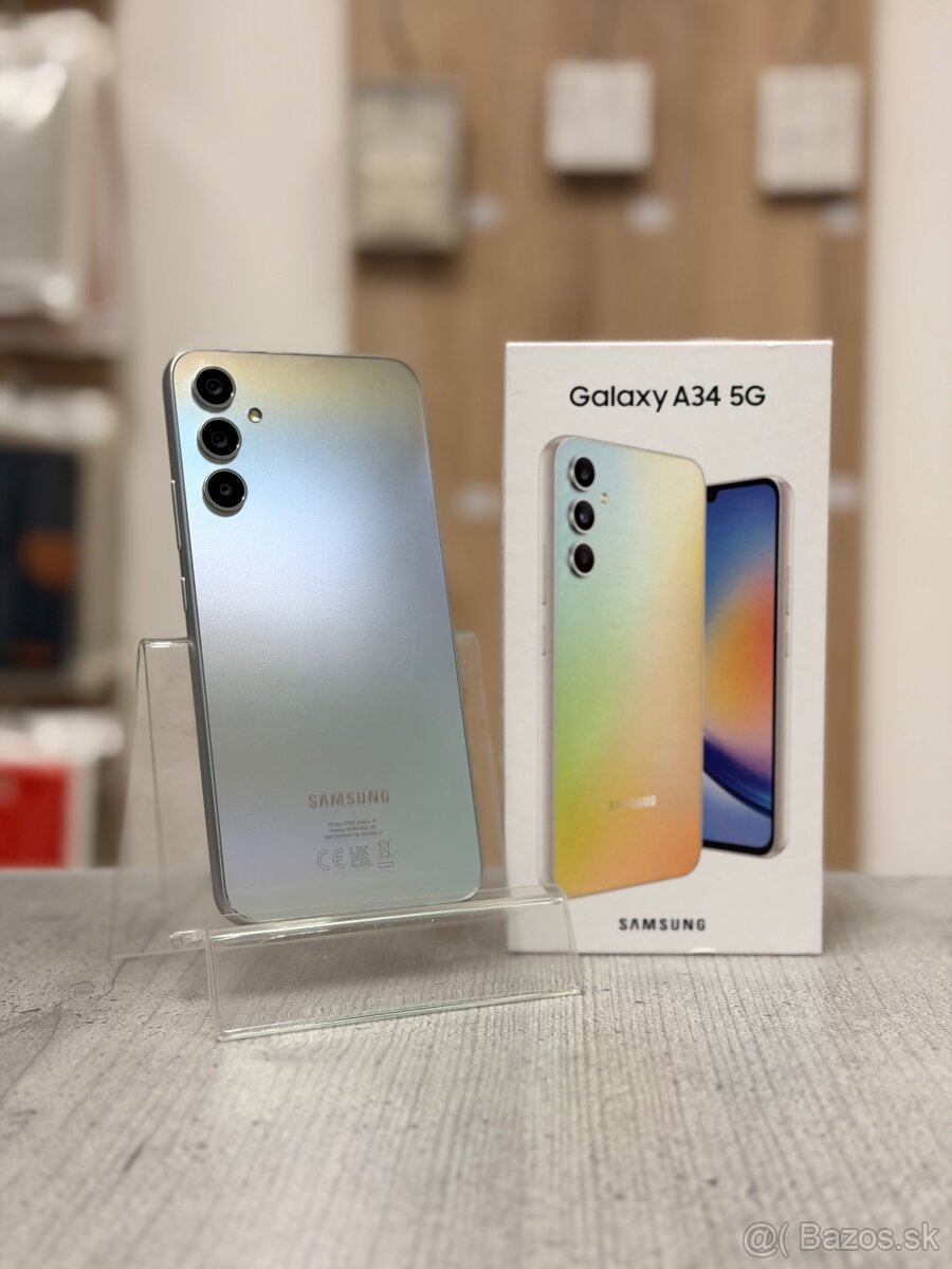 Samsung Galaxy A34 128GB Awesome Silver