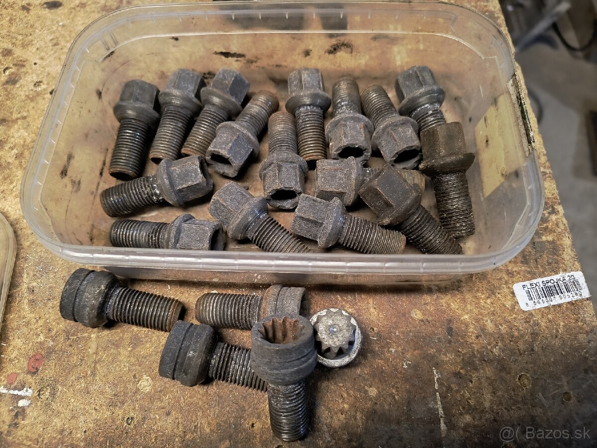 Šruby M14x1.5 +poistne