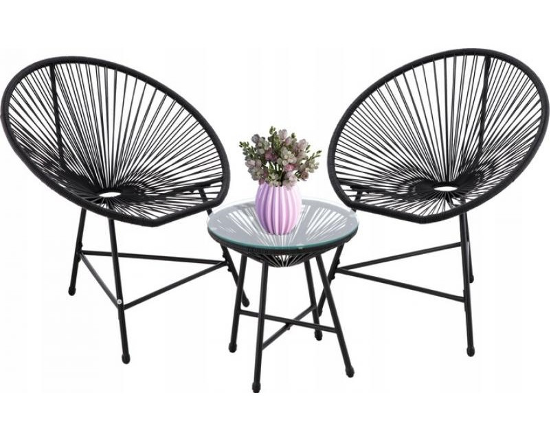 ⏩️Dizajnový⏪️ záhradný nábytok – set (2 stoličky, stôl)