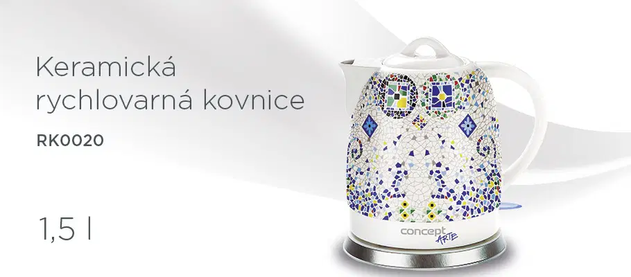 Rýchlovarná kanvica keramická NOVA