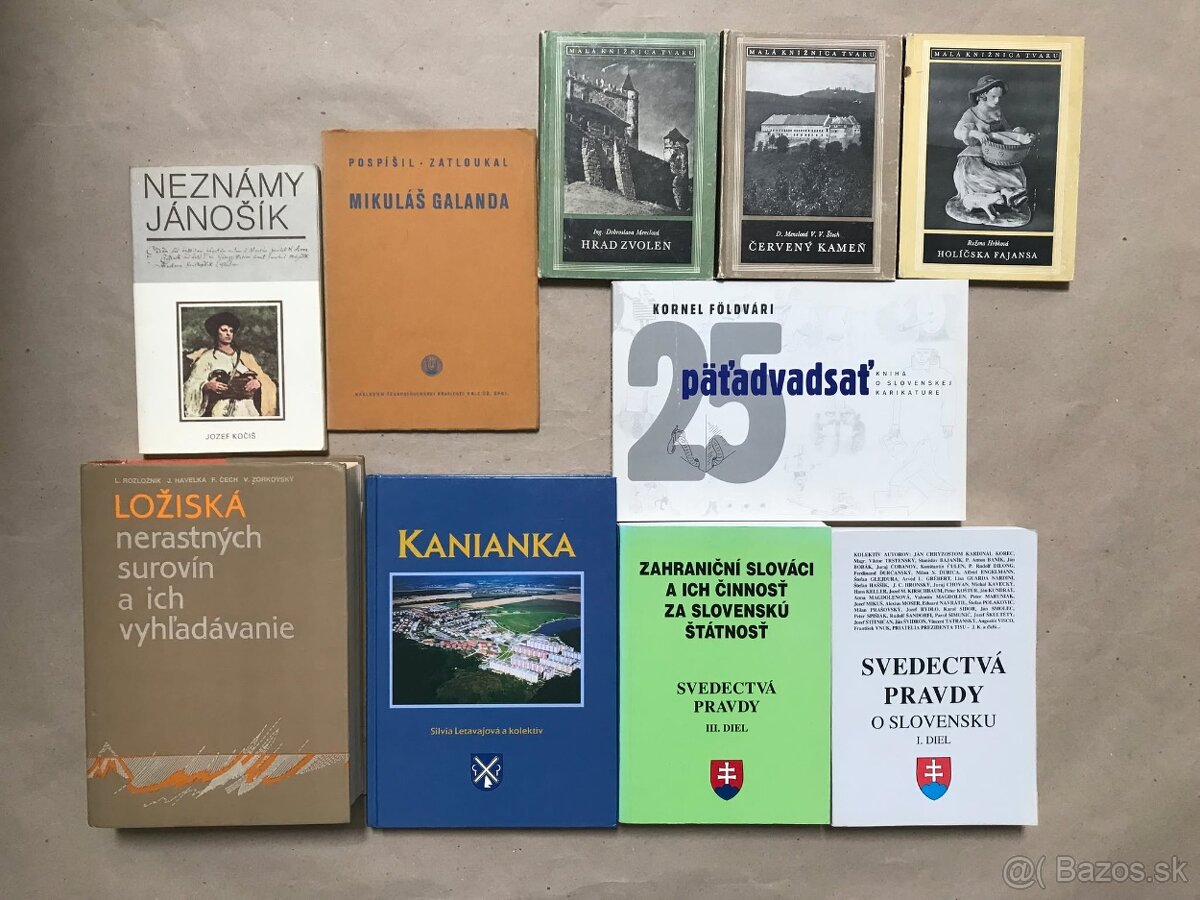 Anton Špiesz Remeslo na Slovensku, Krupina, Vladár, Galanda