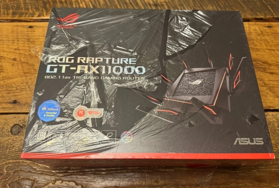 NerozbalenýTřípásmový Wi-Fi herní router ASUS ROG Rapture GT