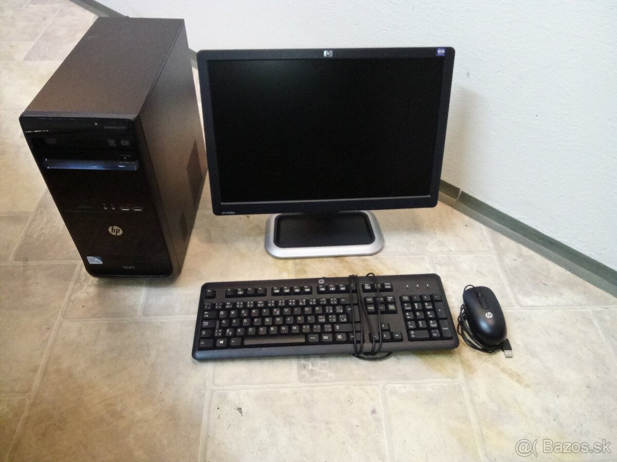 PC zostava HP, Intel i3, 8GB RAM, 1TB HDD, Wifi + 19"LCD