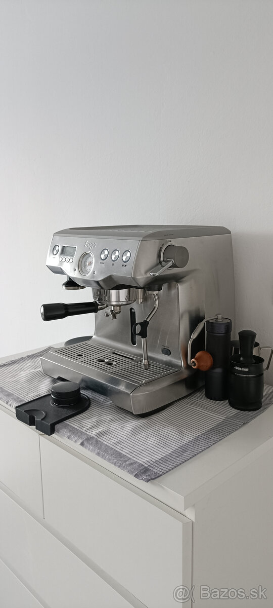 Sage BES 920 dual boiler ako nový - záruka 3 roky
