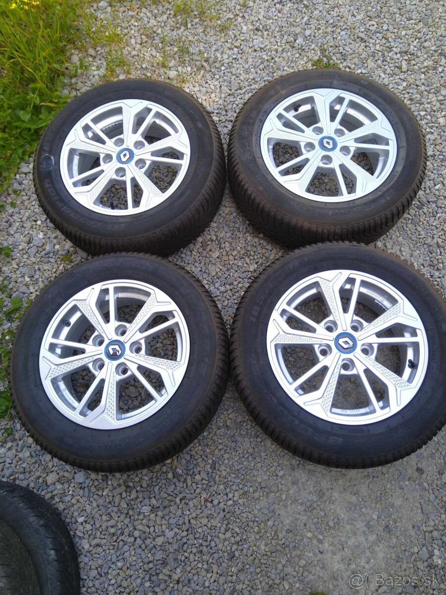 15" sada alu RENAULT ZOE + zimné pneu.