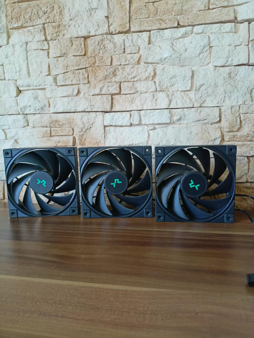 Sada ventilátorů DEEPCOOL FK120, 3ks, ultra tichá, PWM