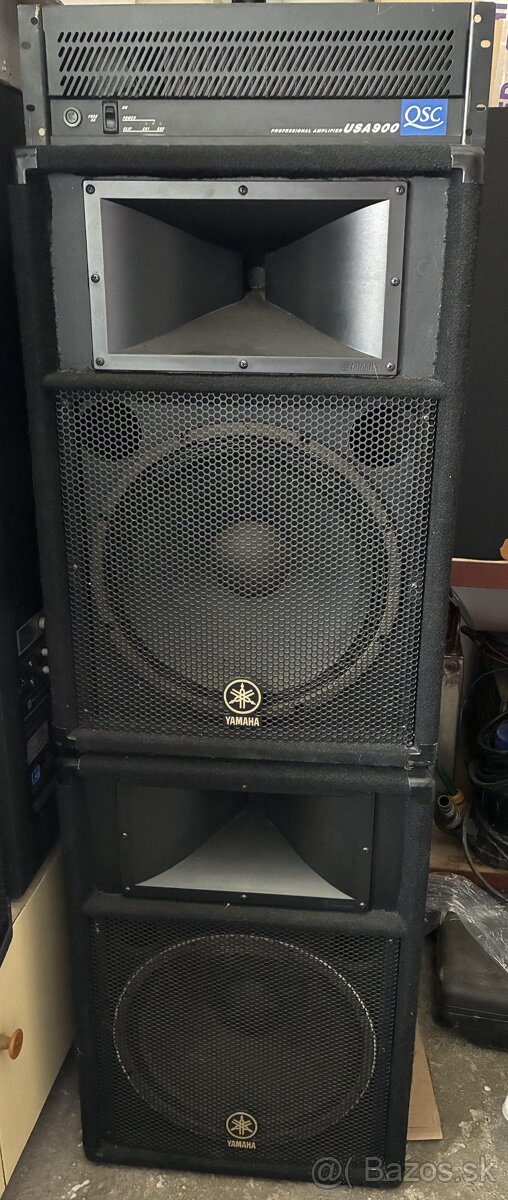 Predám Yamaha S115V a QSC zosilňovač