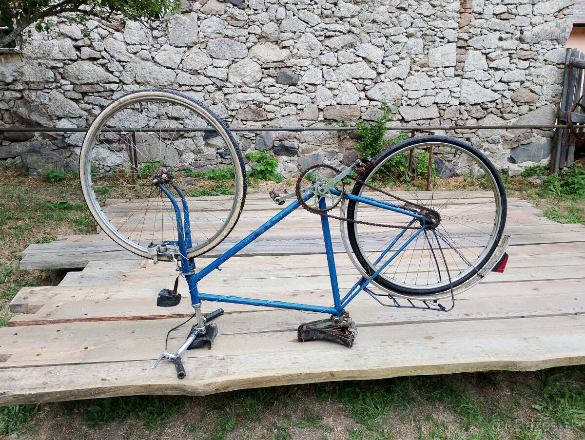 Retro bicykel (Eska?) - nalezovy stav