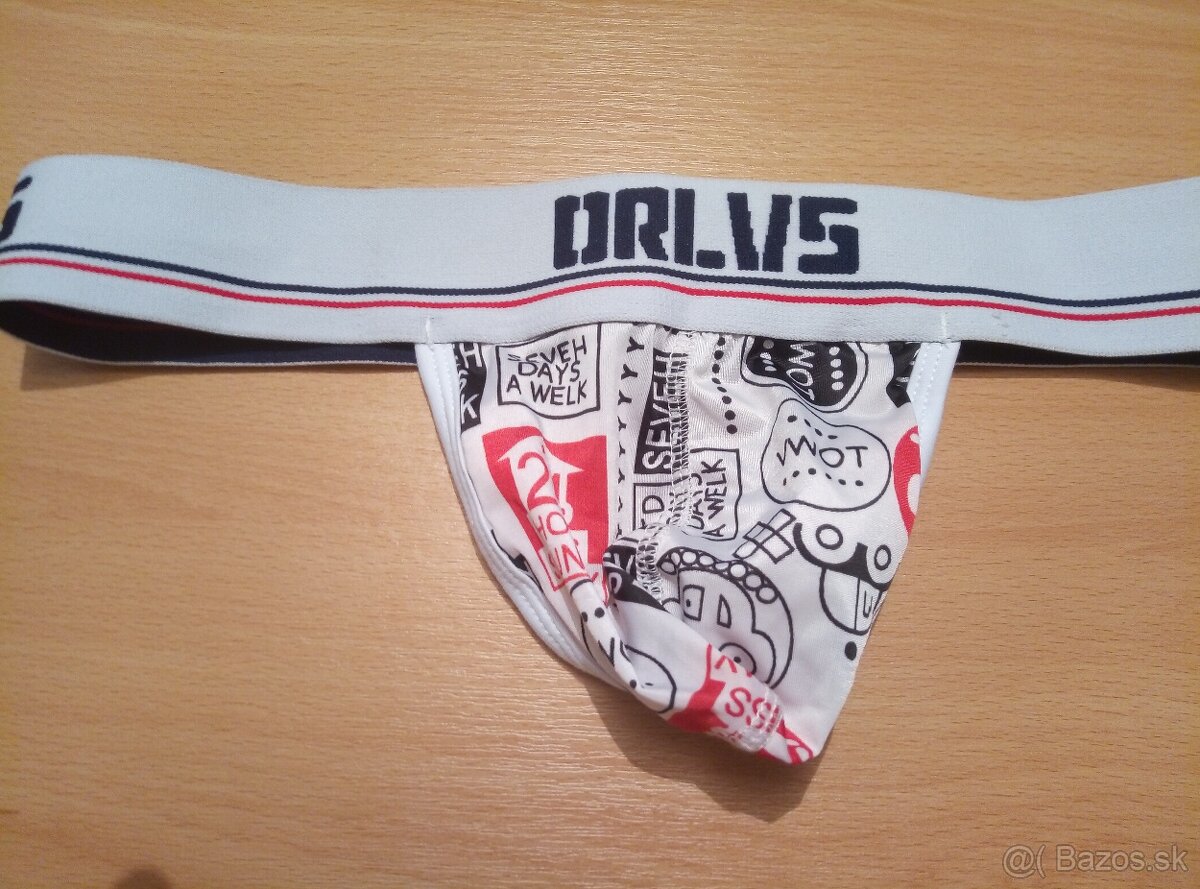 Pánské barevné tanga hruba guma