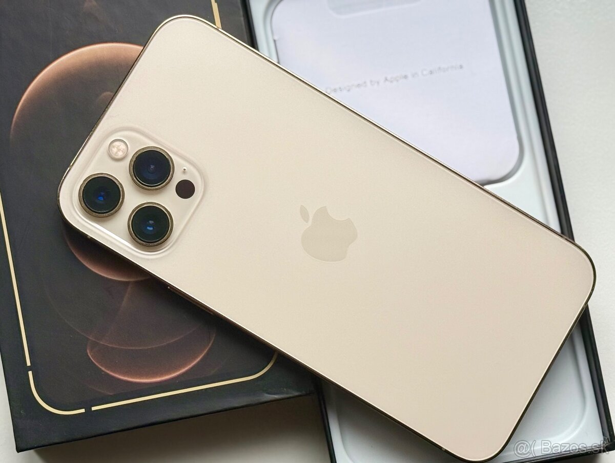 iPhone 12 Pro Gold BATERIE 100% TOP