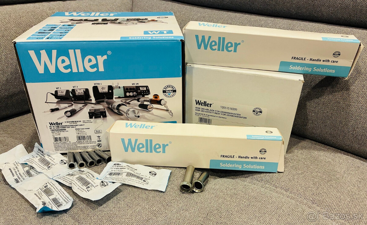 Spájkovacia stanica WELLER WT 1H plus príslušenstvo (200W)