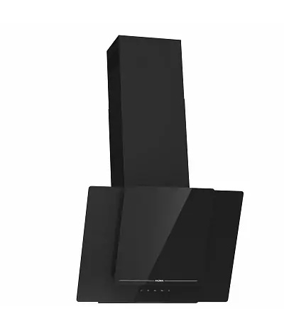 Komínový digestor Mora OV 686 GB, čierne sklo - NOVÝ