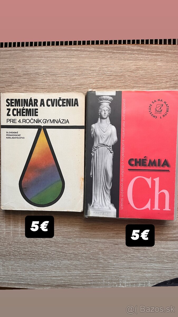 Chémia, seminár a cvičenia z chémie