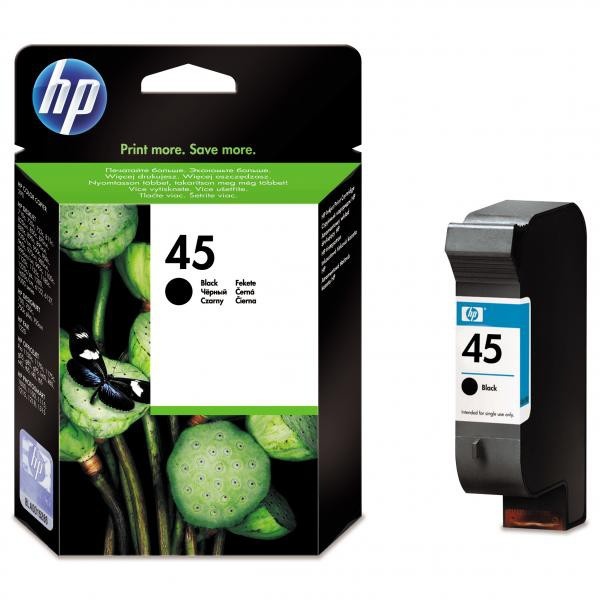 Farba do tlačiarne HP 45 (51645AE) - cartridge, black