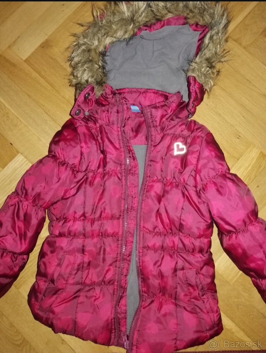 Zimná bunda veľ 116