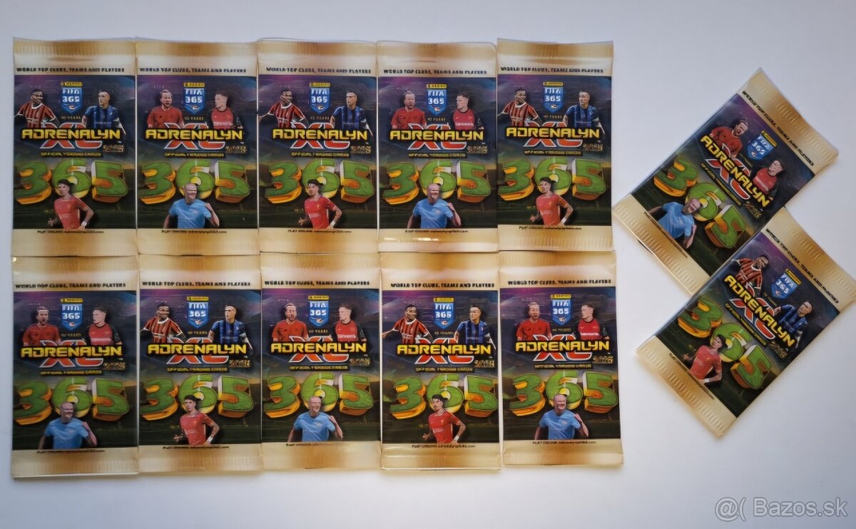 PANINI AKCIA 10 + 2 GRÁTIS FIFA 365 ADRENALYN 20