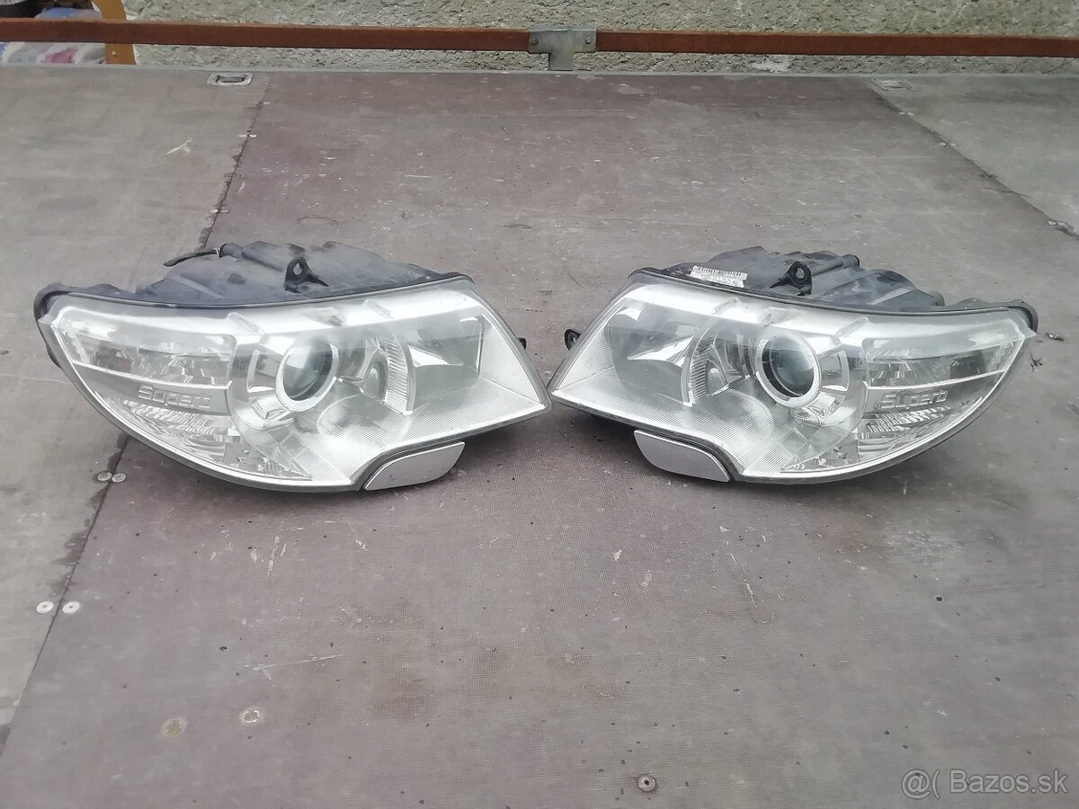 Predné s svetlá škoda superb 2 ziarovkove