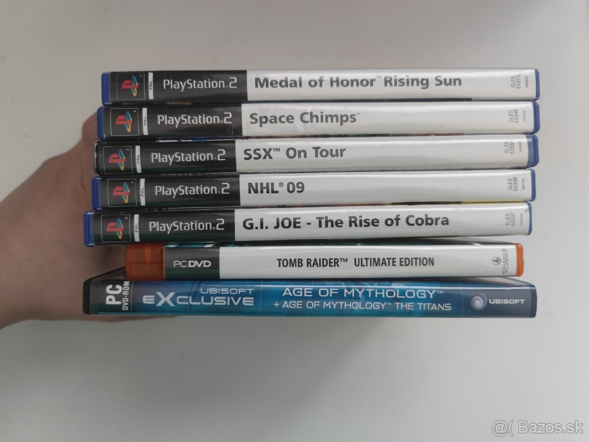 Predám rôzne PS2 hry