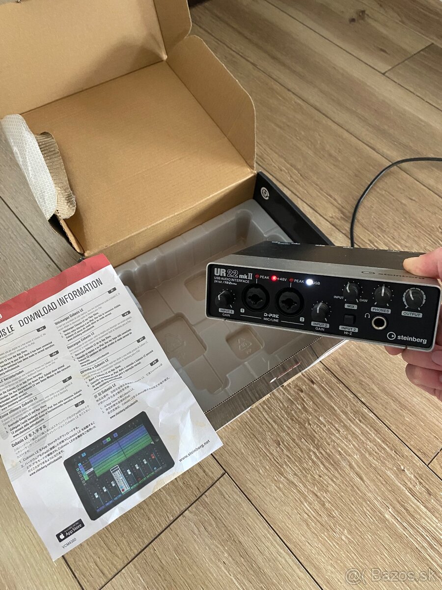 Predám Steinberg UR 22 USB Audio Interface