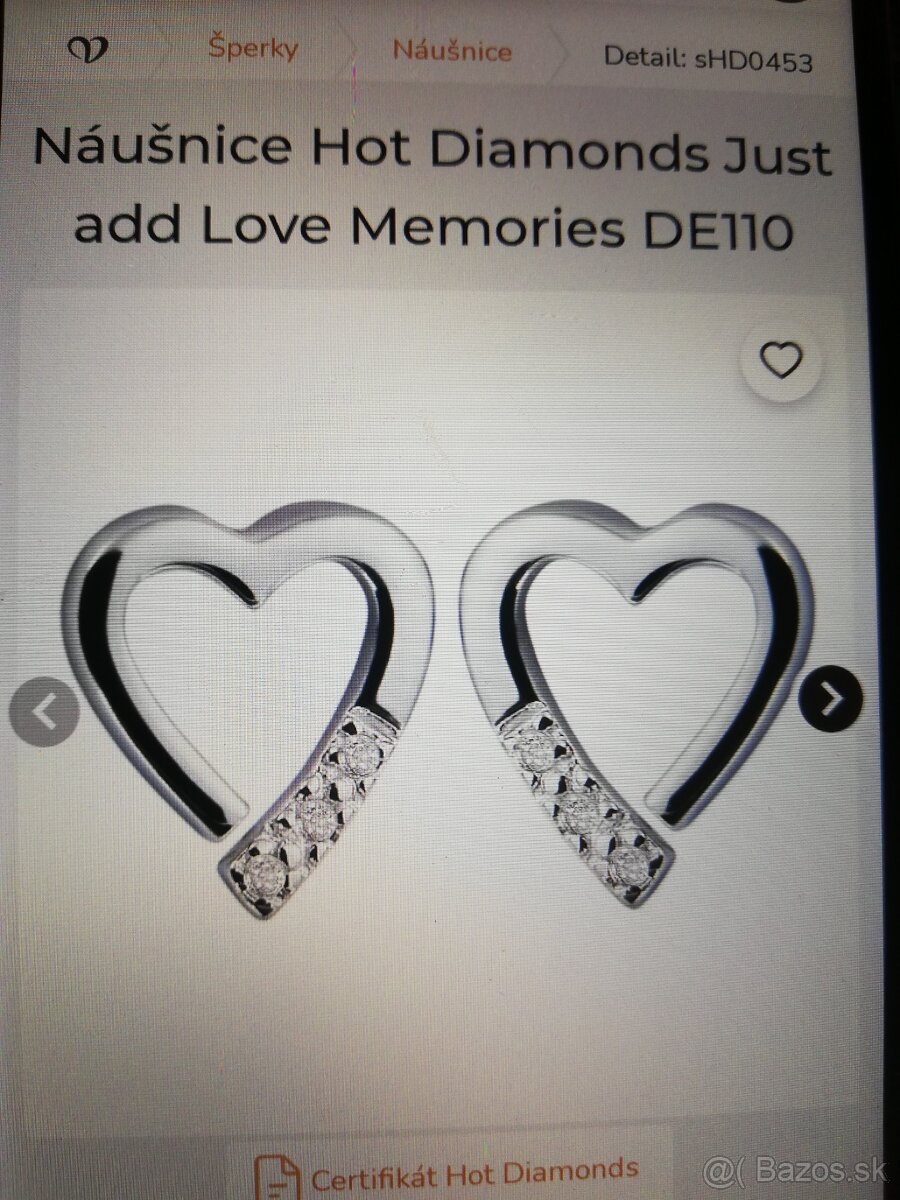 Naušnice Hot Diamonds