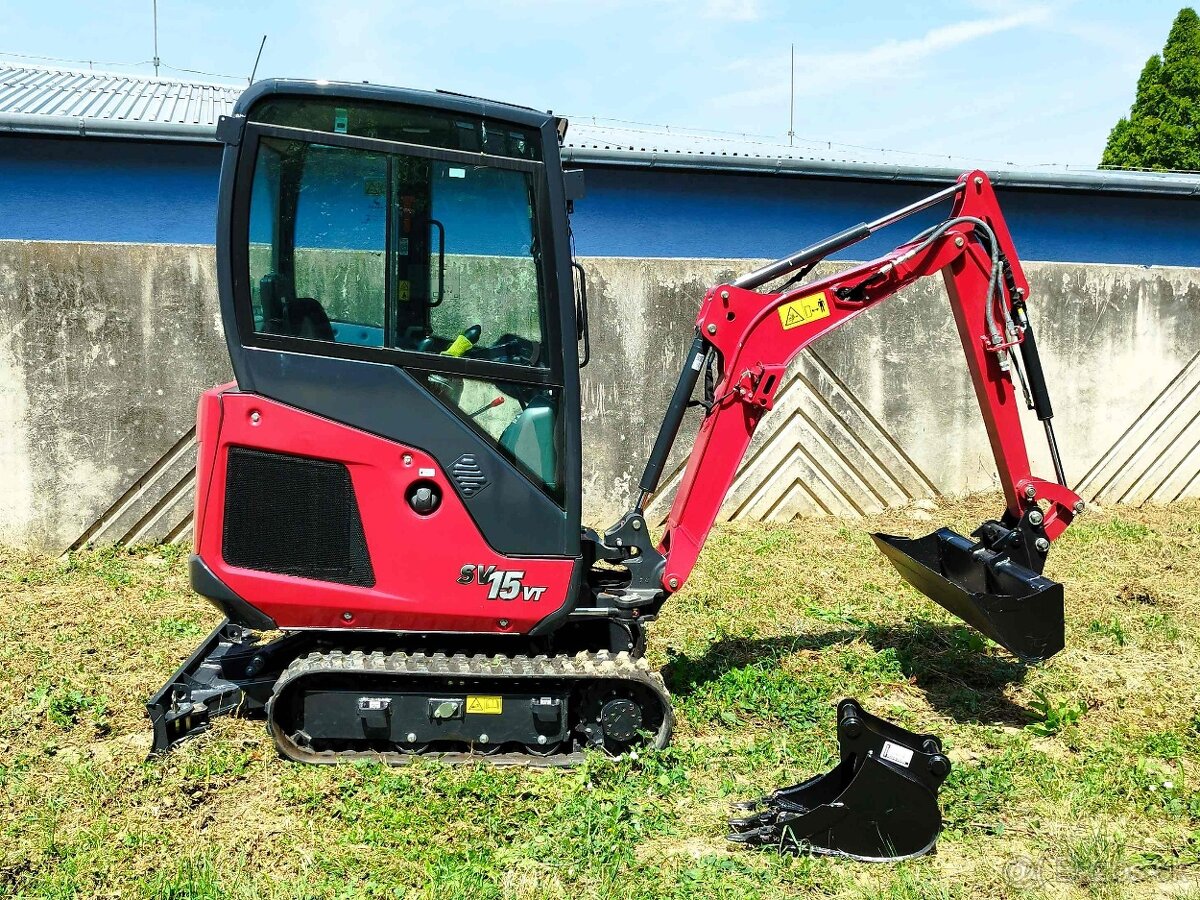 Pásové rypadlo Yanmar SV15VT RV2024 minibager (1,7ton)