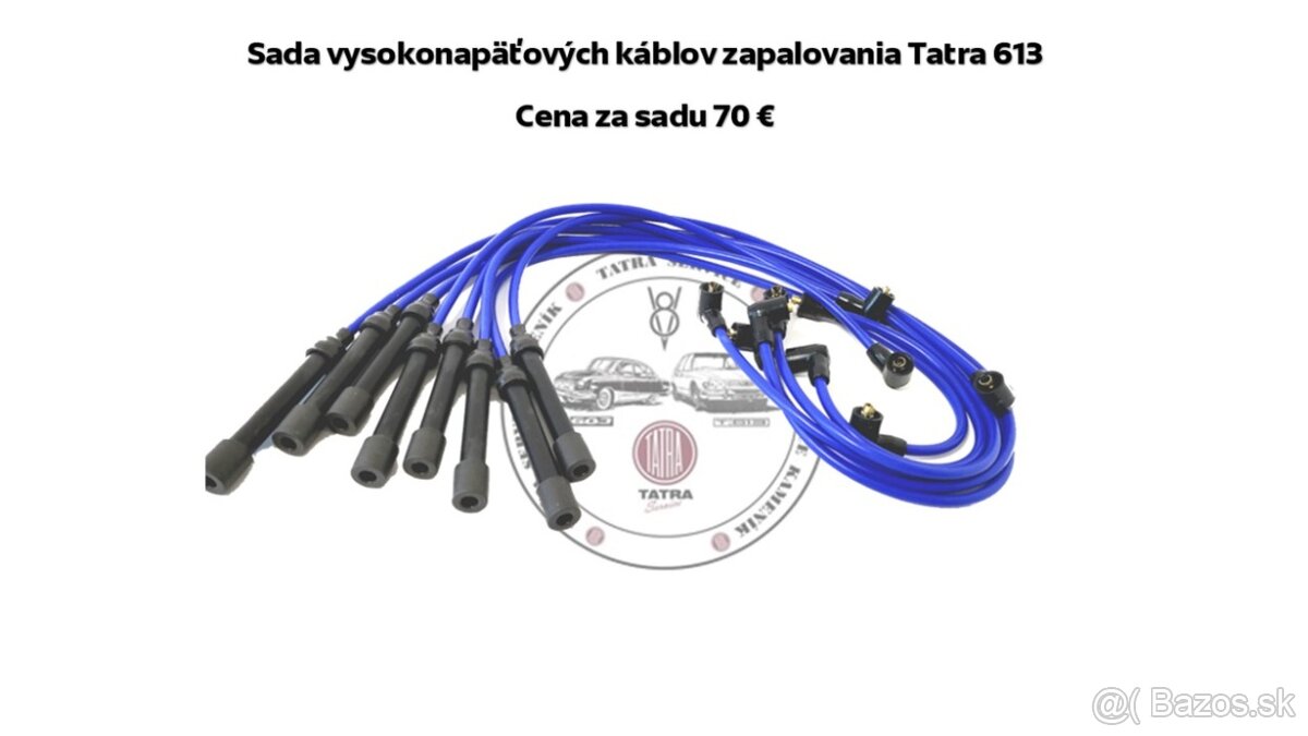 Tatra 613 sada káblov zapalovania