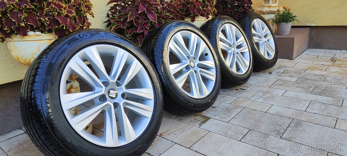 ALU DISKY + LETNÉ PNEU 8mm BARUM 205/55 R17
