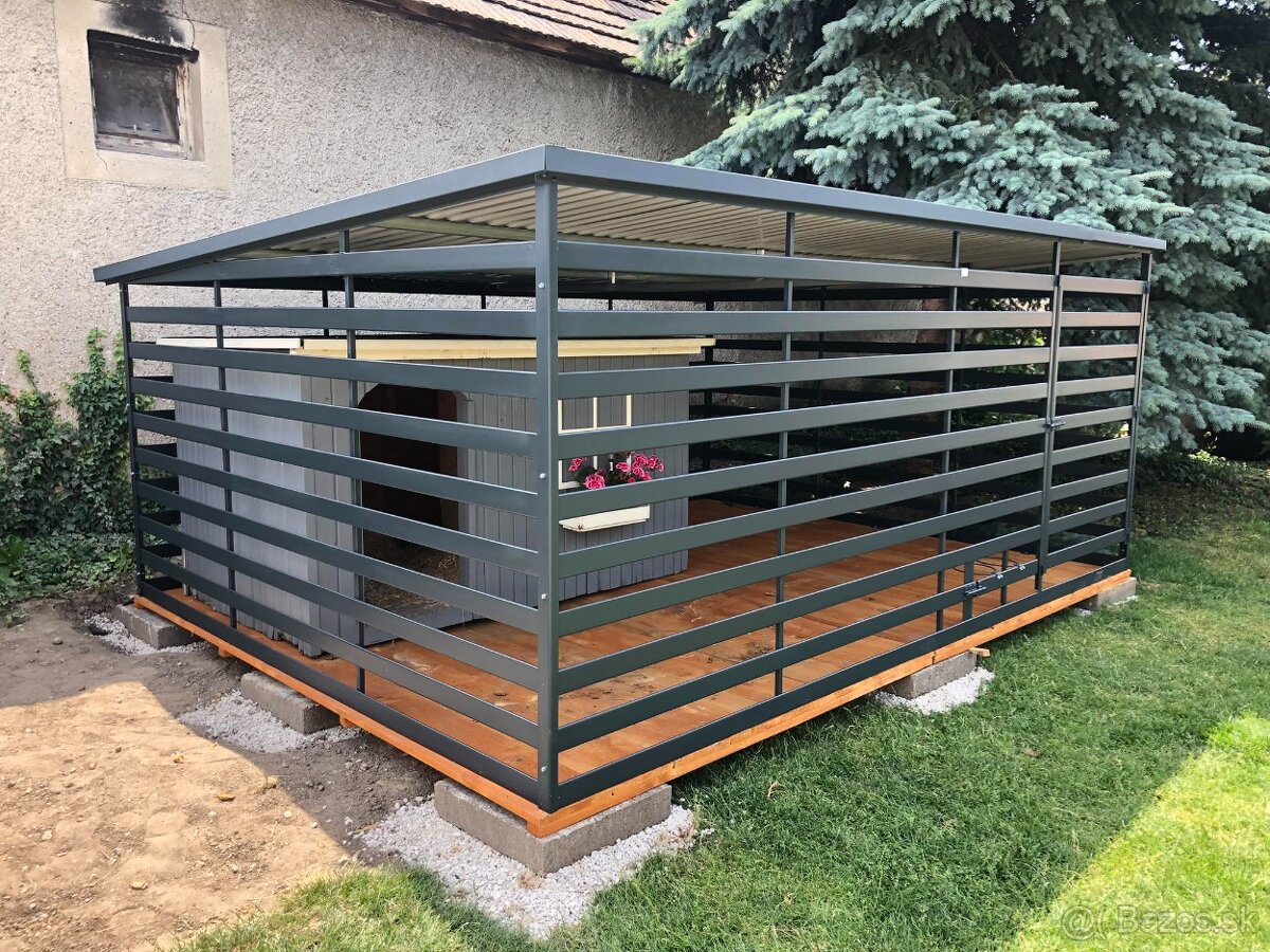 Moderná voliéra pre psa – kombinácia pevnosti a štýlu