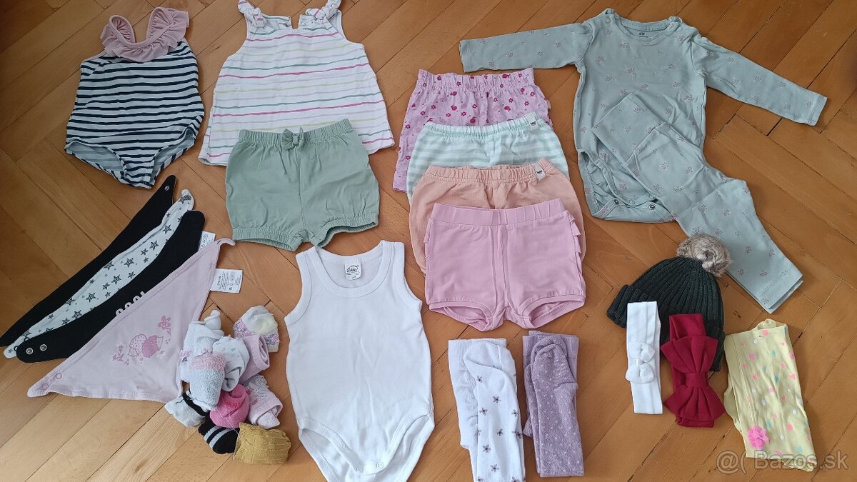 Balík dievčenského oblečenia 62/68